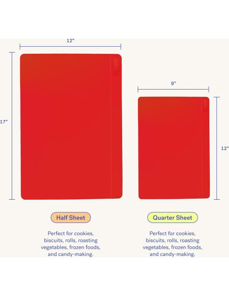 Alfombrilla de Silicona para Hornear GIR 42x29 cm Azul Marino