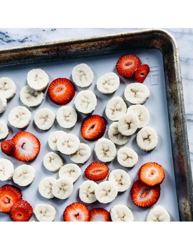 Alfombrilla de Silicona para Hornear GIR 42x29 cm Azul Marino