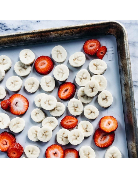 Alfombrilla de Silicona para Hornear GIR 42x29 cm Azul Marino