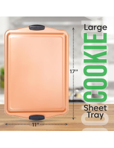 Bandeja para Galletas Grande NutriChef 54.6x39.4cm Antiadherente 2