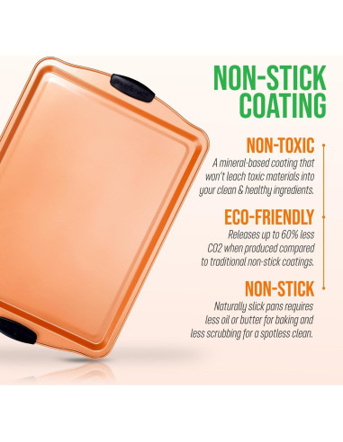 Bandeja para Galletas Grande NutriChef 54.6x39.4cm Antiadherente