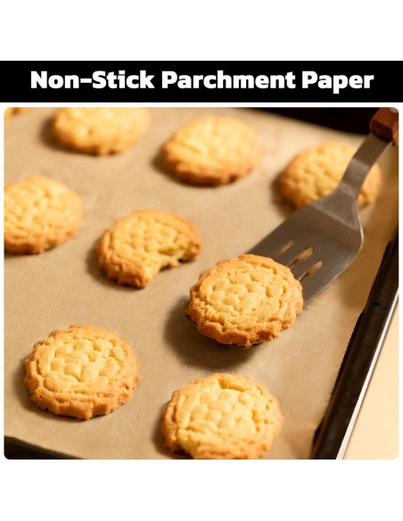 Hojas de Papel Pergamino Beasea 200pcs 25x35cm Antiadherentes Hojas de Papel Pergamino Beasea 200pcs 25x35cm Antiadherentes