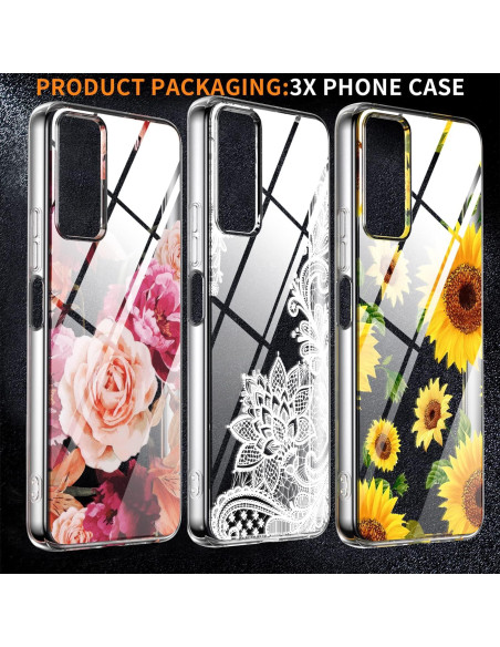 Paquete de 3 Fundas TPU para TCL 40 XL - Protección Suave y Resistente