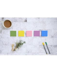 Notas Post-it 3x3" Floral Fantasy, 5 blocs, 100 hojas cada uno 2