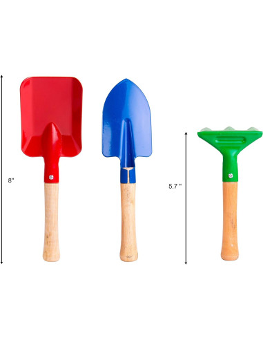 Juego de Herramientas de Jardinería para Niños B4MBOO 3 Piezas