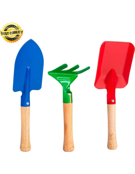 Juego de Herramientas de Jardinería para Niños B4MBOO 3 Piezas