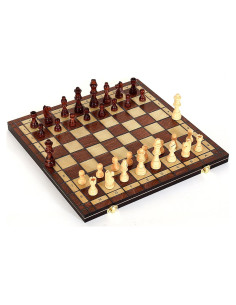 Juego de Ajedrez de Madera Deluxe 43 cm - Strategyify
