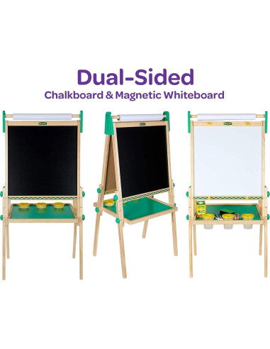 Caballete de Madera Crayola 2 en 1 para Niños 3 a 5 Años