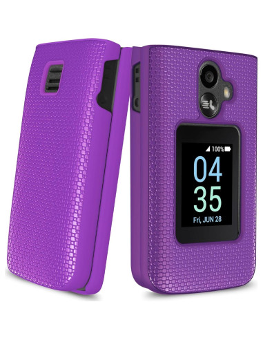 Funda dura delgada para TCL Flip 3 T435 con protector