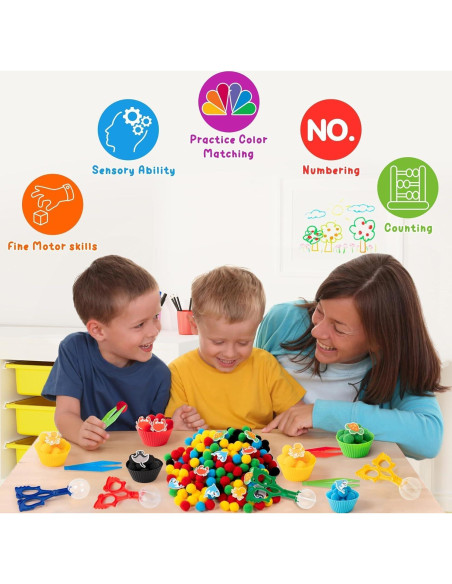 Rellenos Sensoriales EZdhuawuse 387Pcs Animales Marinos