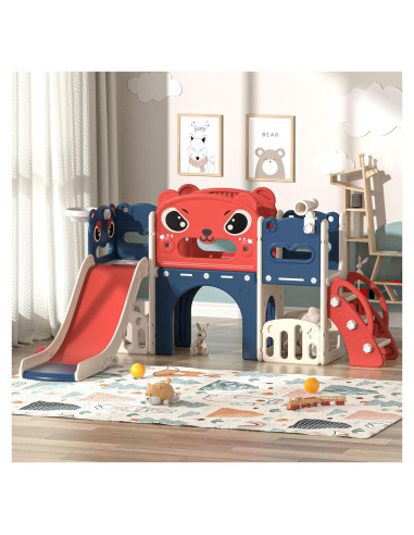 Juego de Esc slides y Escalera 9-en-1 Nyeekoy para Niños