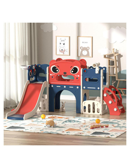 Juego de Esc slides y Escalera 9-en-1 Nyeekoy para Niños