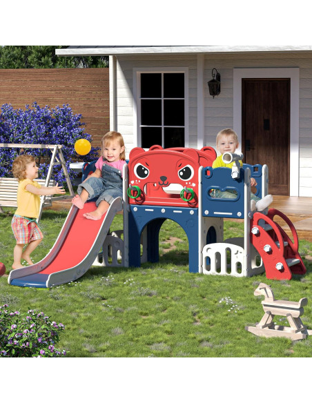 Juego de Esc slides y Escalera 9-en-1 Nyeekoy para Niños