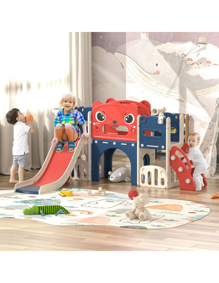 Juego de Esc slides y Escalera 9-en-1 Nyeekoy para Niños