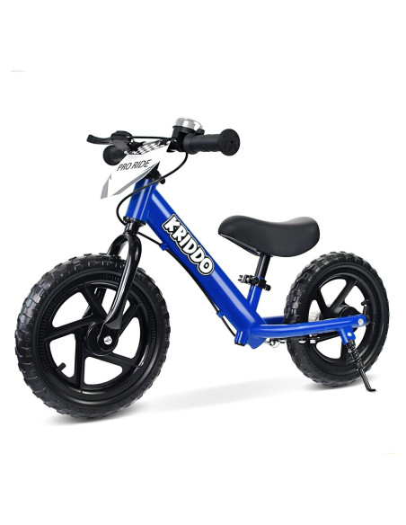 Bicicleta de Equilibrio KRIDDO Azul 12" para Niños 2-5 Años