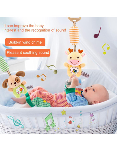 Juguetes Colgantes para Bebés Blppldyci 4 Piezas Actividades