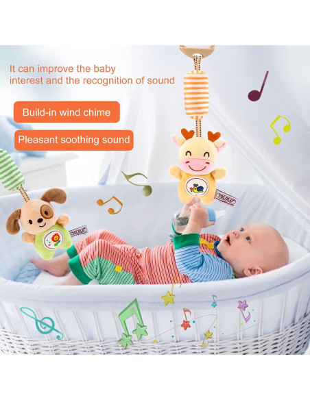 Juguetes Colgantes para Bebés Blppldyci 4 Piezas Actividades