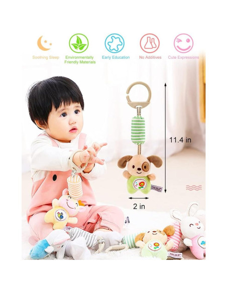 Juguetes Colgantes para Bebés Blppldyci 4 Piezas Actividades