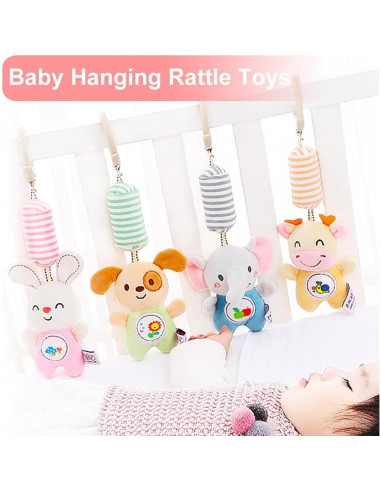 Juguetes Colgantes para Bebés Blppldyci 4 Piezas Actividades