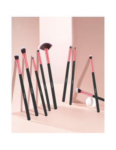 Juego de Brochas de Maquillaje BESTOPE 16 Pcs Sintéticas