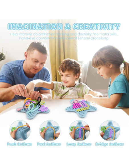 Tablero de Actividad Sensorial TRZUMZZ Estrella Azul 17.1x16.4cm Tablero de Actividad Sensorial TRZUMZZ Estrella Azul 17.1x16.4cm