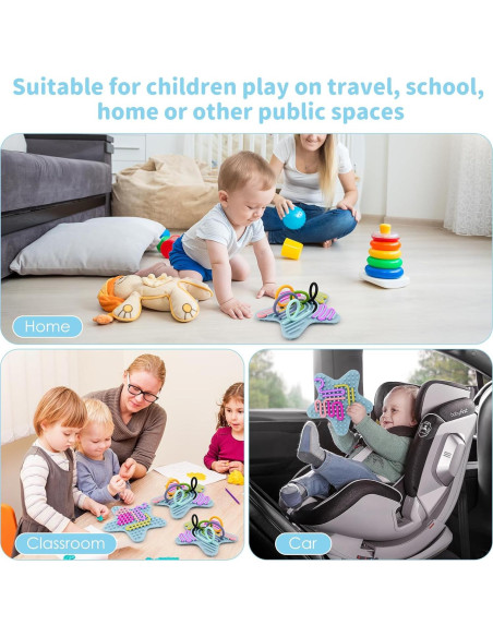 Tablero de Actividad Sensorial TRZUMZZ Estrella Azul 17.1x16.4cm Tablero de Actividad Sensorial TRZUMZZ Estrella Azul 17.1x16.4cm