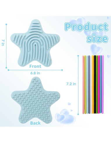 Tablero de Actividad Sensorial TRZUMZZ Estrella Azul 17.1x16.4cm