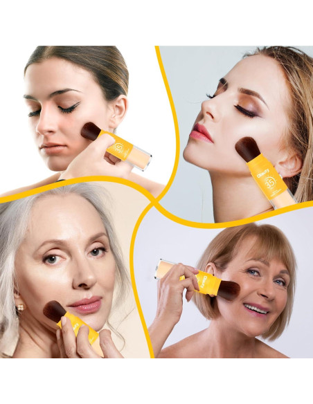 Polvo Fijador Mineral SPF 35 Firstfly 20g - Acabado Mate Natural