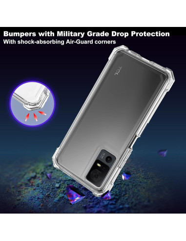 Funda Ailiber Doble Capa para TCL 40T T608DL y Jitterbug Smart 4