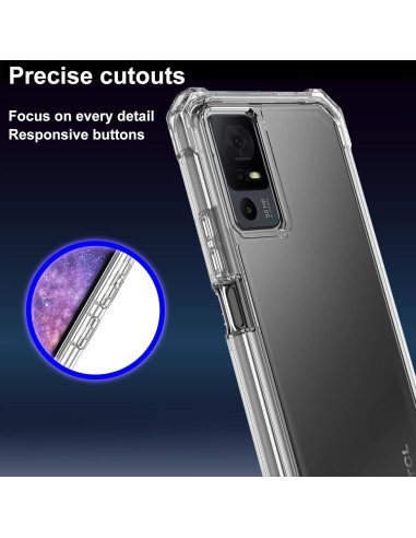 Funda Ailiber Doble Capa para TCL 40T T608DL y Jitterbug Smart 4