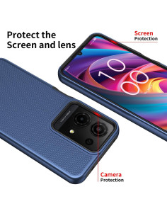 Funda para TCL K32 5G con protector de pantalla vidrio templado 2