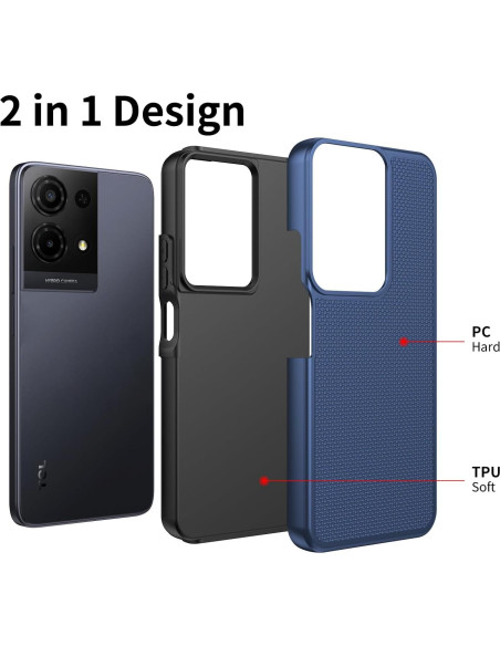 Funda para TCL K32 5G con protector de pantalla vidrio templado Funda para TCL K32 5G con protector de pantalla vidrio templado