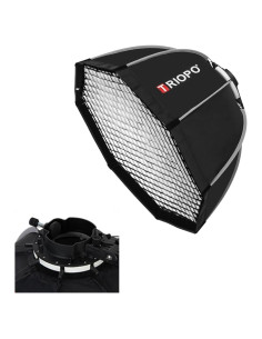 Softbox Octagonal Triopo KX90 90cm con Rejilla para Flash Godox