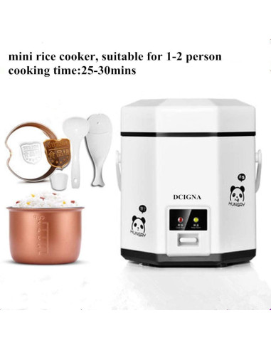 Olla Arrocera Mini DCIGNA 1.2L Eléctrica Antiadherente