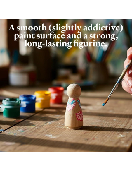 Muñecas de Madera en Miniatura 2.86 cm Woodpeckers - Paquete de 100