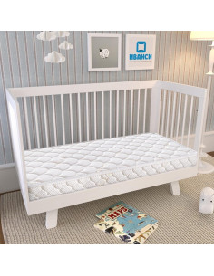 Colchón de Cuna y Niños JZ-04 - 132 cm x 70 cm x 12 cm, Transpirable 2