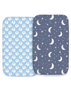 Sábanas Ajustadas para Cuna Lateral Cambria Baby 100% Algodón Orgánico