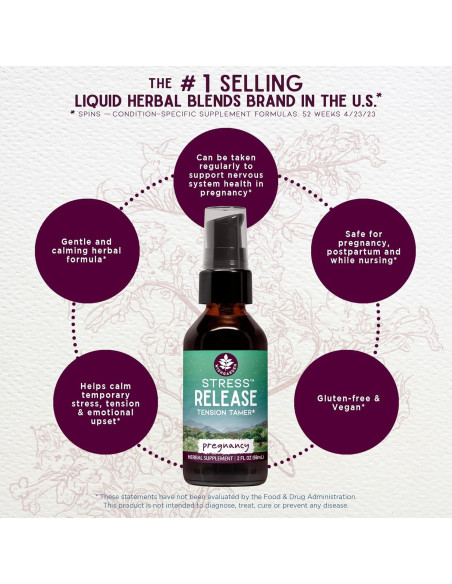 Suplemento Herbal WishGarden Liberación de Estrés Embarazo 60ml