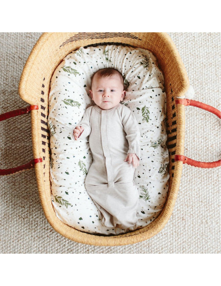 Bata de Bebé Goumi Kids Tormenta Gris con Manoplas