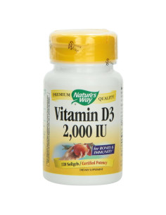 Vitamina D3 Nature's Way 2000 UI 120 gelatinas blandas