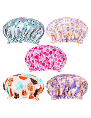 5 Gorros de Satén Ajustables para Niños - SATINIOR