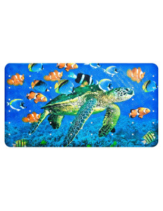 Alfombrilla de Baño Antideslizante Yolife Tortuga Marina 65x38cm