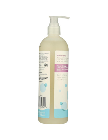 Champú Gel de Baño 2 en 1 Bebé 365 Whole Foods 473 ml Lavanda Miel