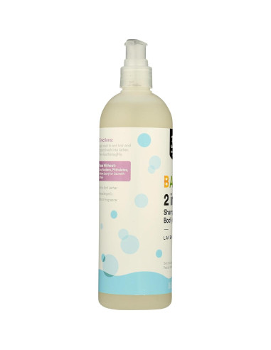 Champú Gel de Baño 2 en 1 Bebé 365 Whole Foods 473 ml Lavanda Miel