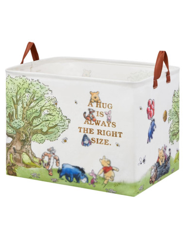 Cesta de Almacenamiento Plegable X-SIGA Oso Blanco 40x30cm