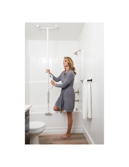 Barra de Agarre Stander Wonder Bathtub Pole Lite Blanca