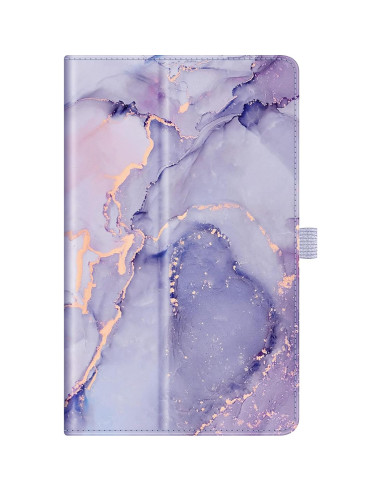 Funda Folio Fintie para Alcatel Joy Tab 2 y TCL Tab 8.0 - Mármol Lila