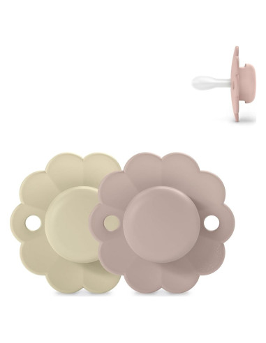 Chupete Suavinex Wonder Baby 0-6 Meses 2 Piezas Gris/Mauve