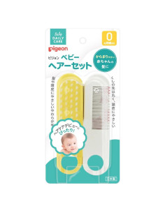Set de Peine y Cepillo para Bebé Pigeon AF27 - Japón