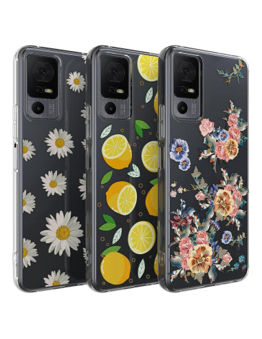 Paquete de 3 Fundas TPU para TCL 40 XL - Protección Clara